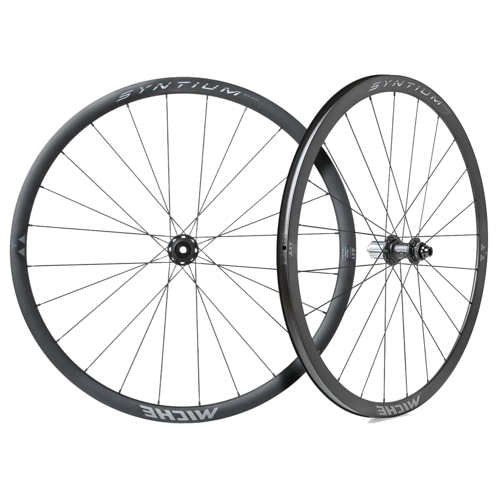 Pari MICHE SYNTIUM AERO DISC Tubeless Ready -pyörät (keskuslukko)