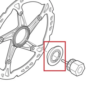 SHIMANO Center Lock mutteri Sisäinen SM-RT81
