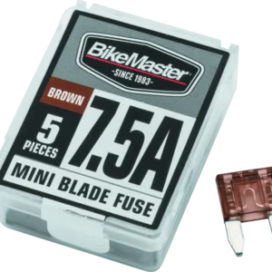 BikeMaster 5Piece 7.5A Replacement Mini Blade Fuse