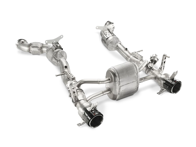 Akrapovic 16-17 Ferrari 488 GTB/488 Spyder Slip-On Line (Titanium) w/ Carbon Tips