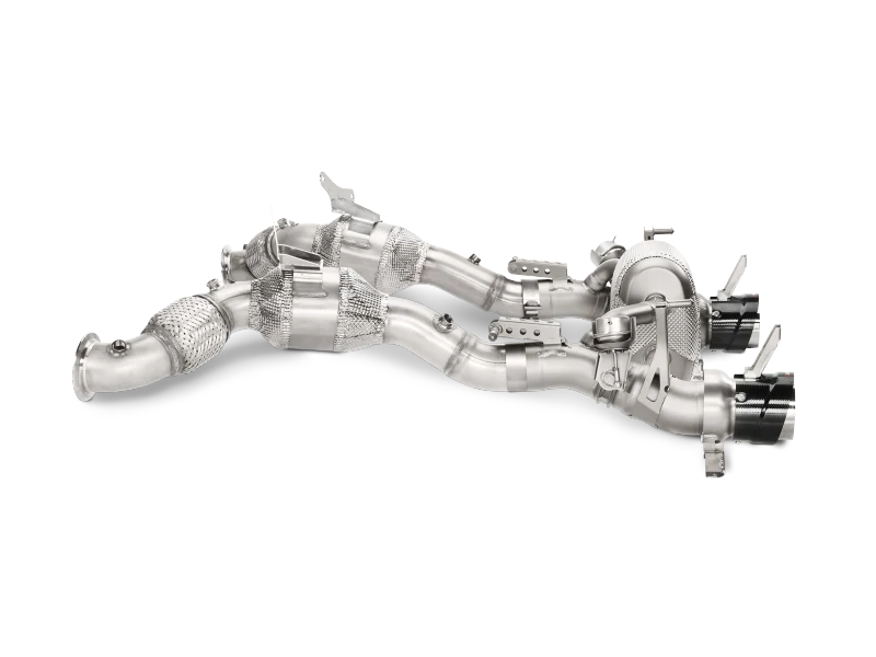 Akrapovic 16-17 Ferrari 488 GTB/488 Spyder Slip-On Line (Titanium) w/ Carbon Tips