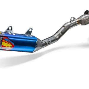 FMF Racing 22-24 Honda CRF250R/RX Anodized Titanium Factory 4.1 RCT S/O w/Carbon Cap