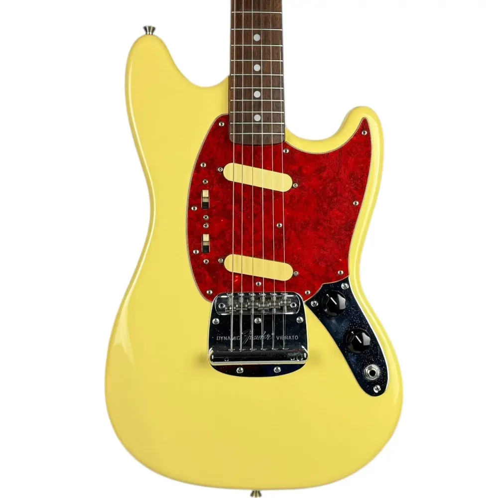 Fender Japan 69’ Reissue Mustang 1997-2000 - Vintage Valkoinen