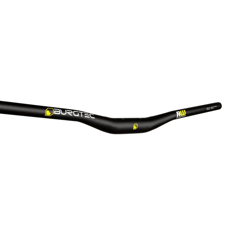 BURGTEC RIDE WIDE ENDURO Rise 22.5mm 800mm Musta ohjaustanko