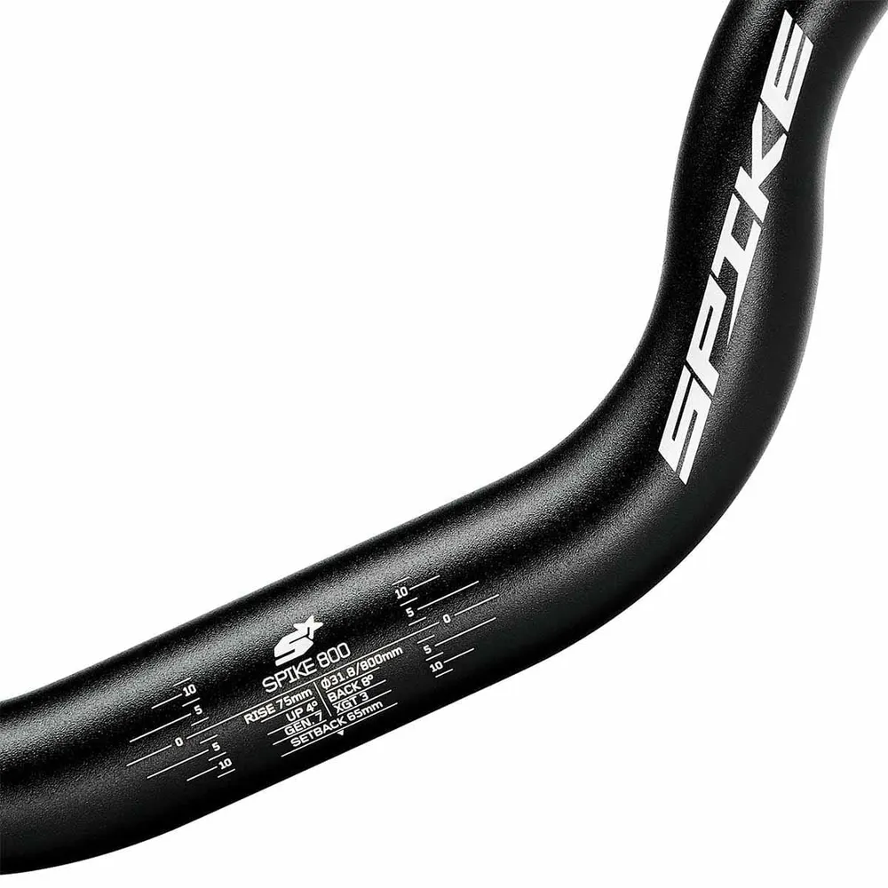 SPANK SPIKE 800 RACE VIBROCORE Rise 75mm 31.8/800mm Musta / Oranssi ohjaustanko