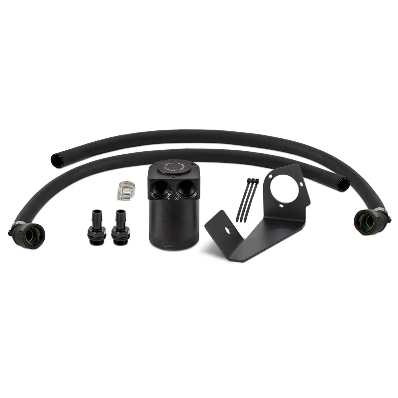 Mishimoto 2025+ RAM 1500 3.0L Hurricane Baffled Oil Catch Can Kit - Black