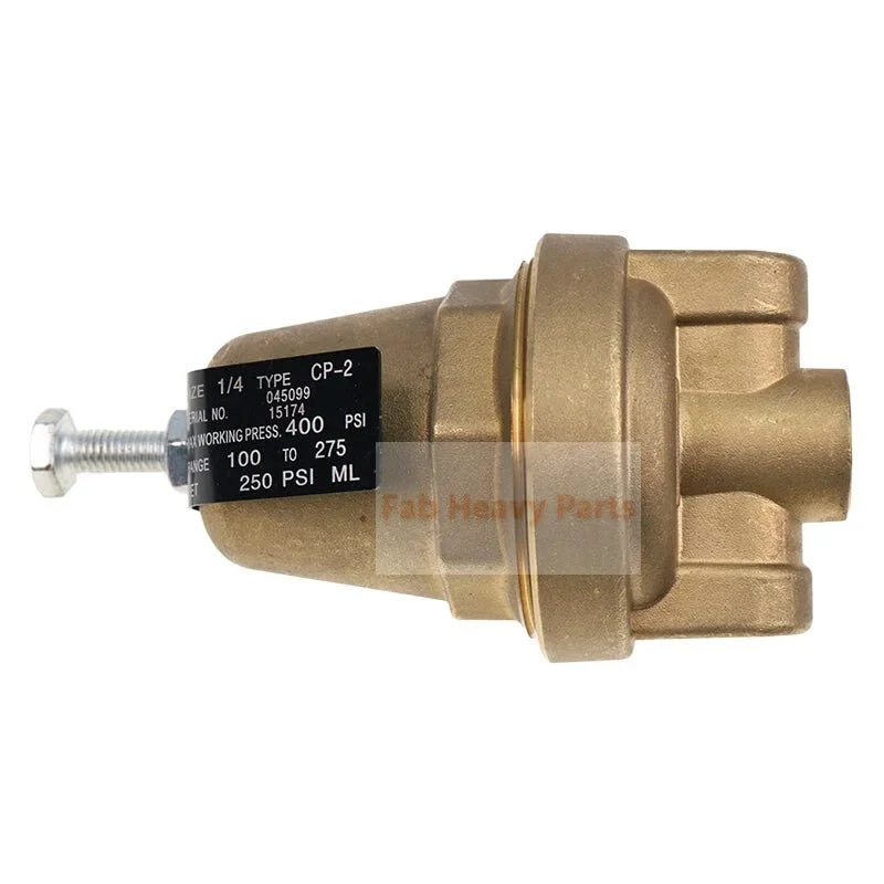 Ruuvikompressorin paineensäädin 250 PSI 1/4" Sullairin sisääntuloaukko 045099