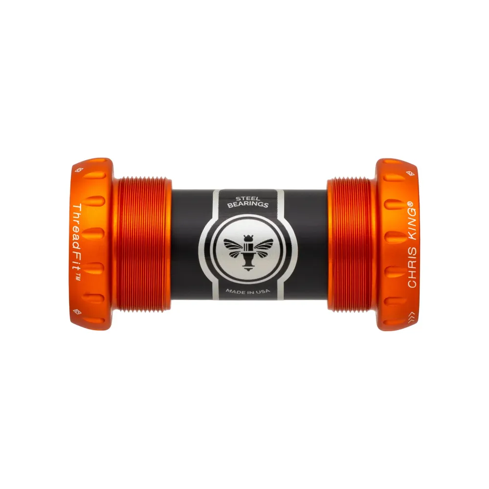 CHRIS KING ThreadFit 24 68/73mm Oranssi kampiakseli.