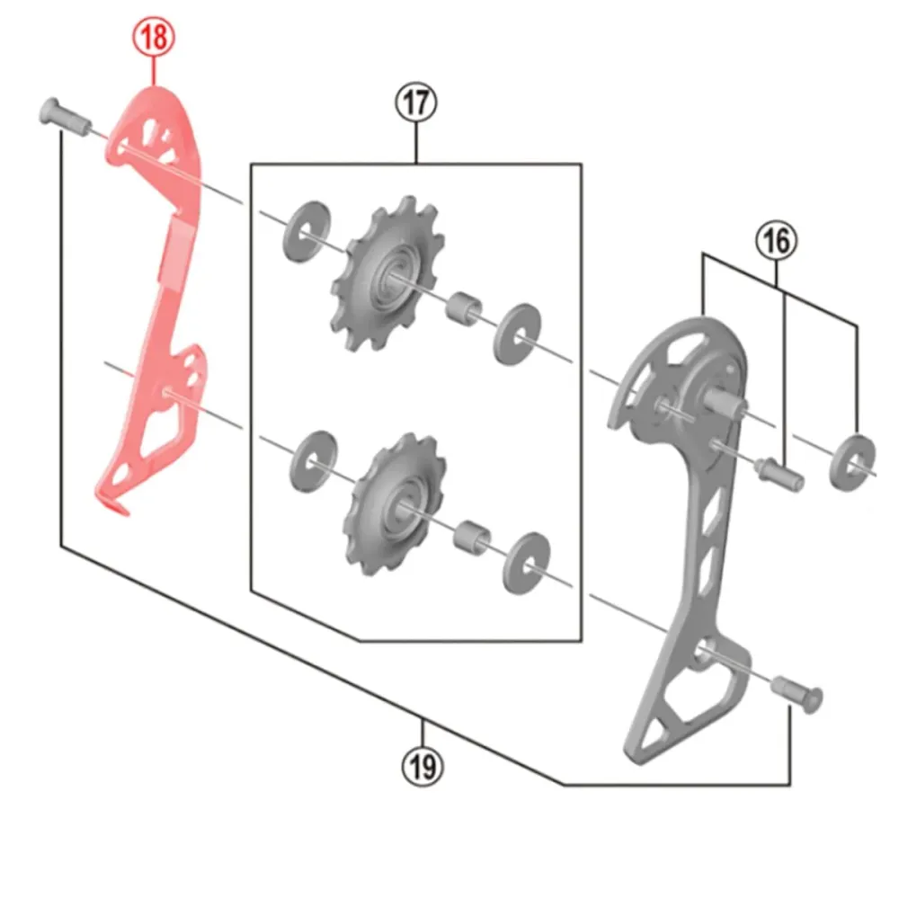 SHIMANO SLX RD-M7000-GS 11-vaihteinen keskisuuri sisäinen takavaihteen häkki