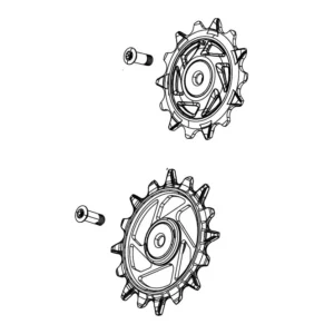 SRAM XX T-TYPE EAGLE AXS / FORCE XPLR E1 12-vaihteinen takavaihteen häkit