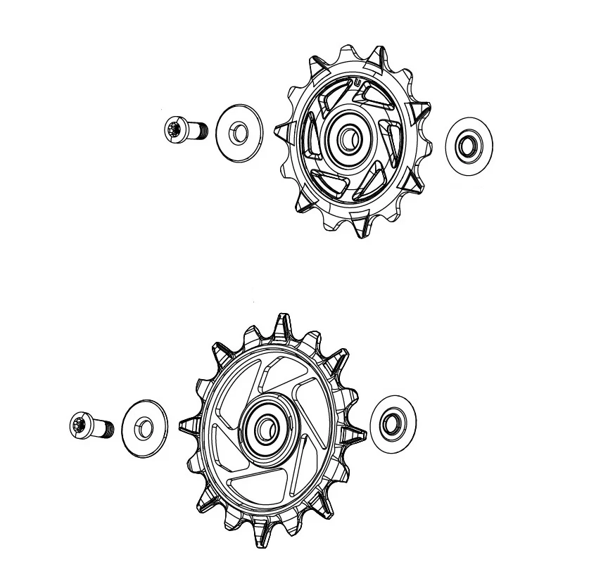 SRAM XX-SL T-TYPE EAGLE AXS / RED XPLR E1 12-vaihteinen takavaihteen häkit