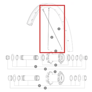 14 kpl MAVIC J BENT 298mm etu-/takapyörät DEEMAX DH 29'' 298mm teräsnippeliin