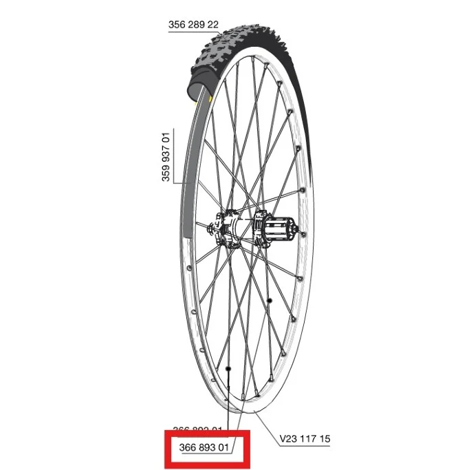12 kpl MAVIC CROSSROC/CROSSRIDE UST/CROSSMAX ELITE/XA ELITE 27.5" ALLROAD ELITE ROUTE+ 650 275mm takapyörän puolat