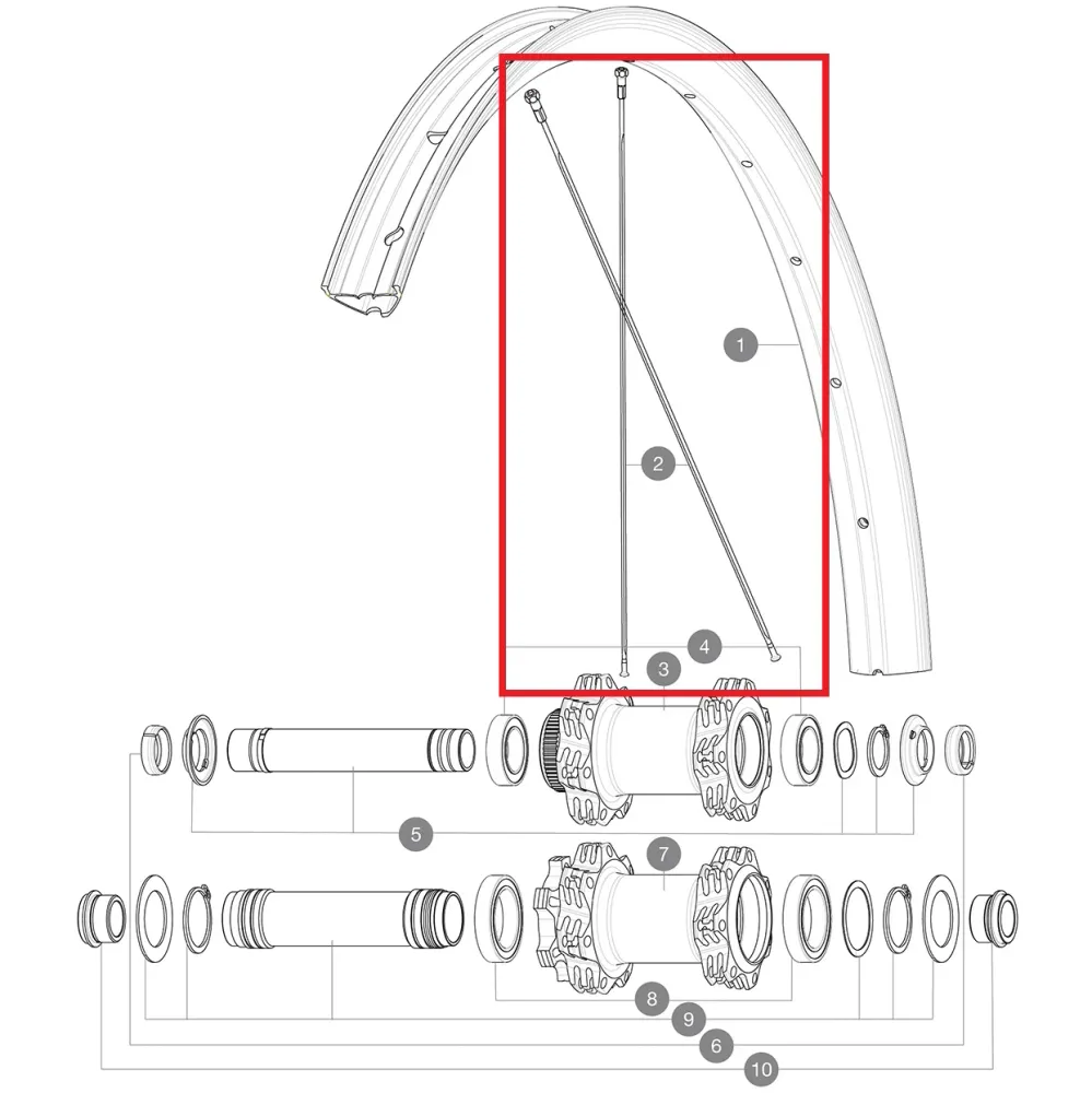 14 MAVIC E-DEEMAX 303mm:n takapyöränpyöränpyöräsarja