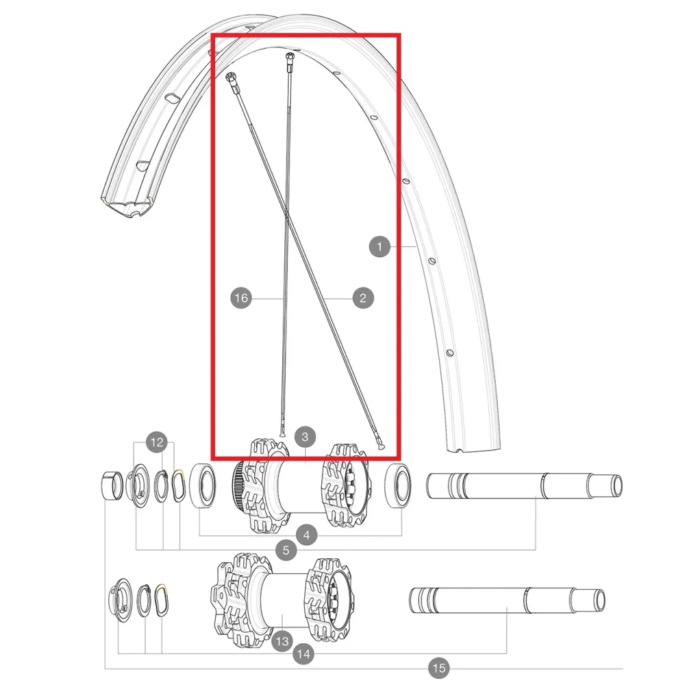 14 MAVIC E-DEEMAX 29" 305mm takapyöränpyörästön pyörät