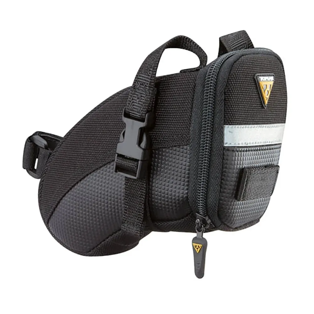 TOPEAK AERO WEDGE PACK STRAP Micro satulalaukku musta