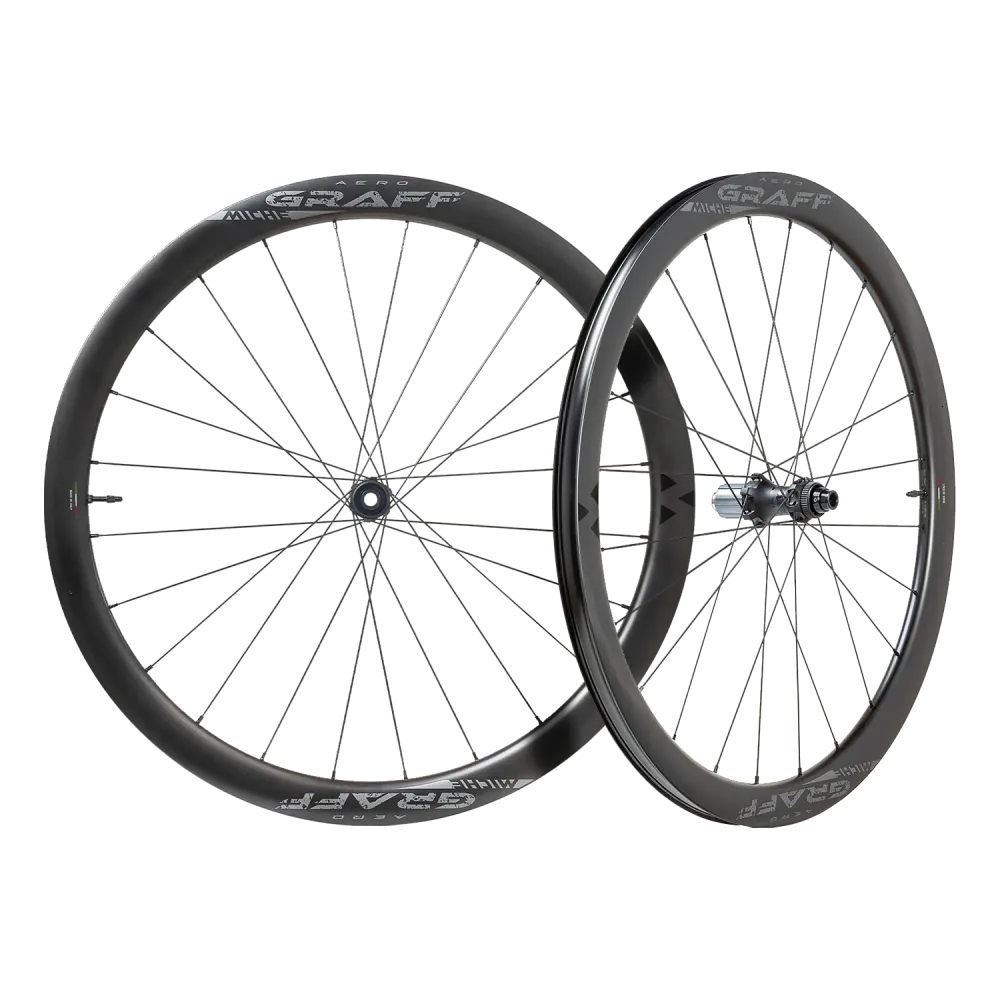 Pari MICHE GRAFF AERO DISC Tubeless Ready pyörää (keskuslukko)