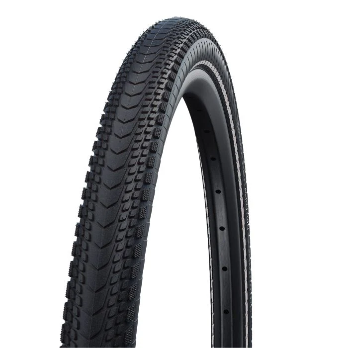 SCHWALBE MARATHON ALMOTION 650x55 ADDIX V-Guard Reflex TubeType pehmeä musta rengas Musta rengas
