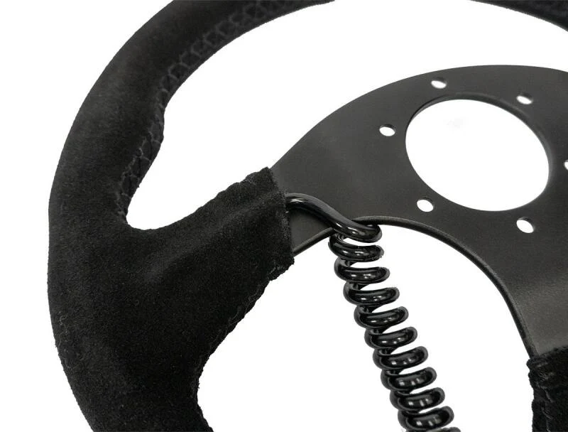PRP Heated Comp-R Suede Steering Wheel - Black