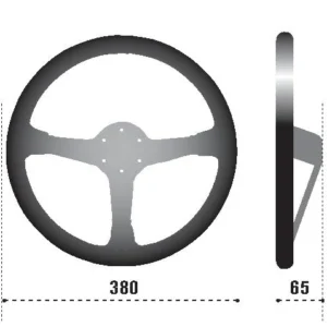 Sparco Steering Wheel 368 Suede Black