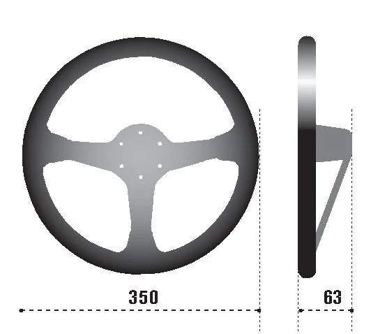 Sparco Steering Wheel L575 Monza Leather
