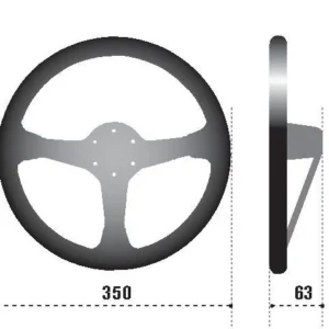 Sparco Steering Wheel L777 Suede Black