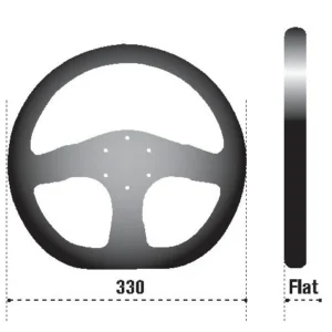 Sparco Steering Wheel Ring L360 Leather Black