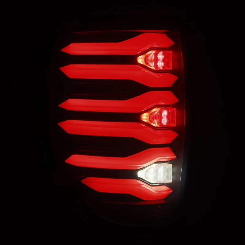 AlphaRex 09-14 Ford F150 LUXX LED Taillights - Black Housing