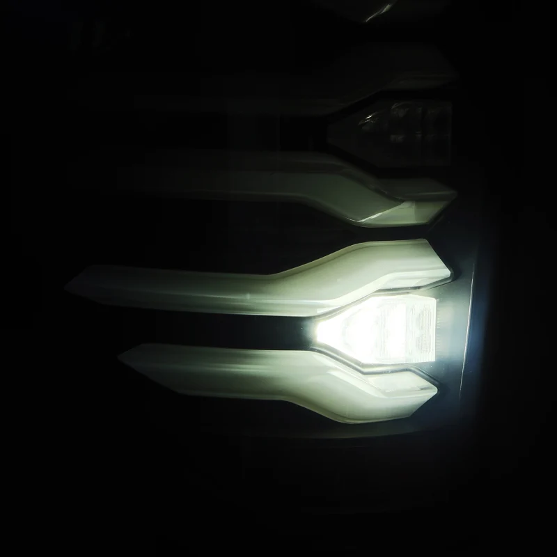 AlphaRex 09-14 Ford F150 LUXX LED Taillights - Black Housing