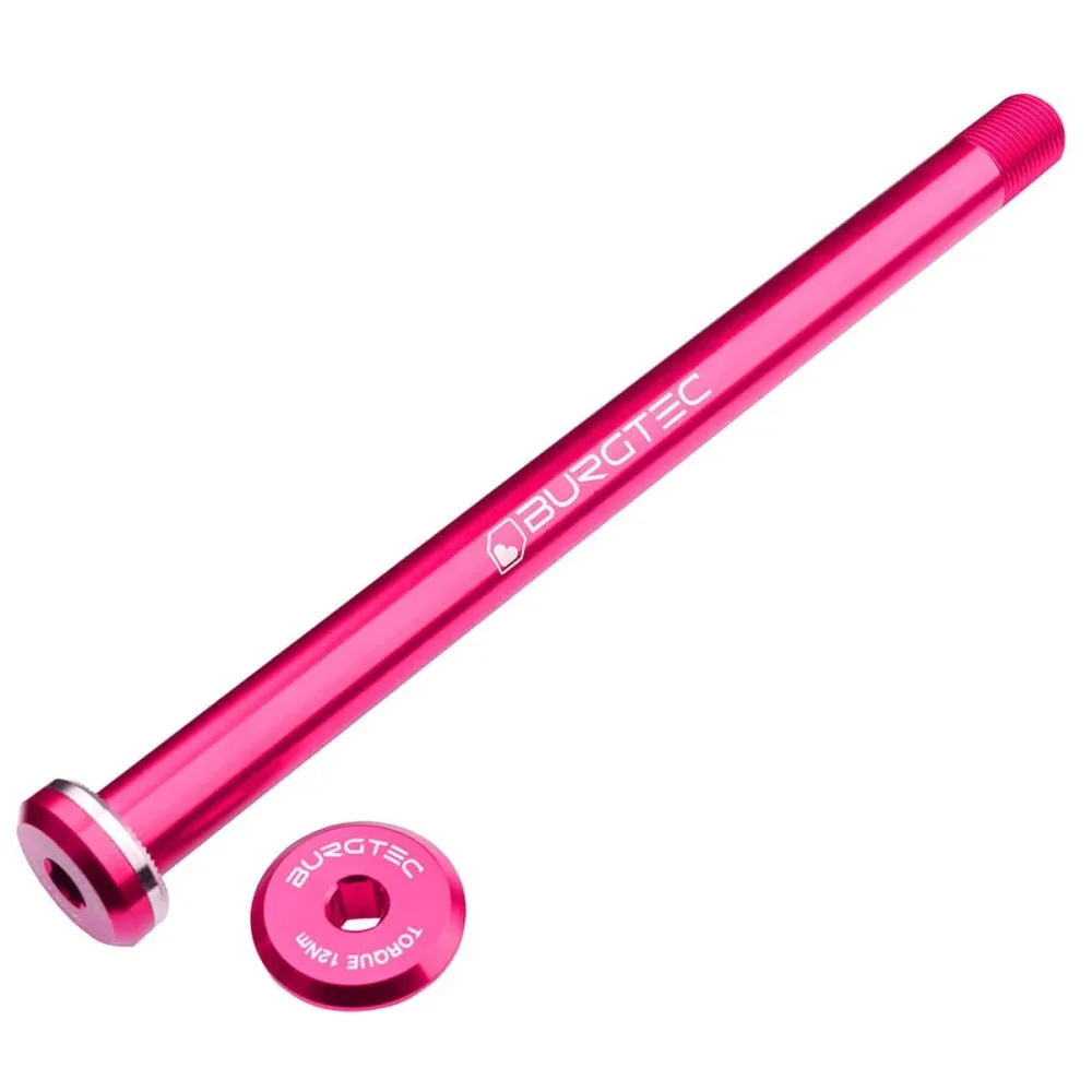 BURGTEC 168.5mm takapyörän akseli Santa Cruz Pink -runkoihin