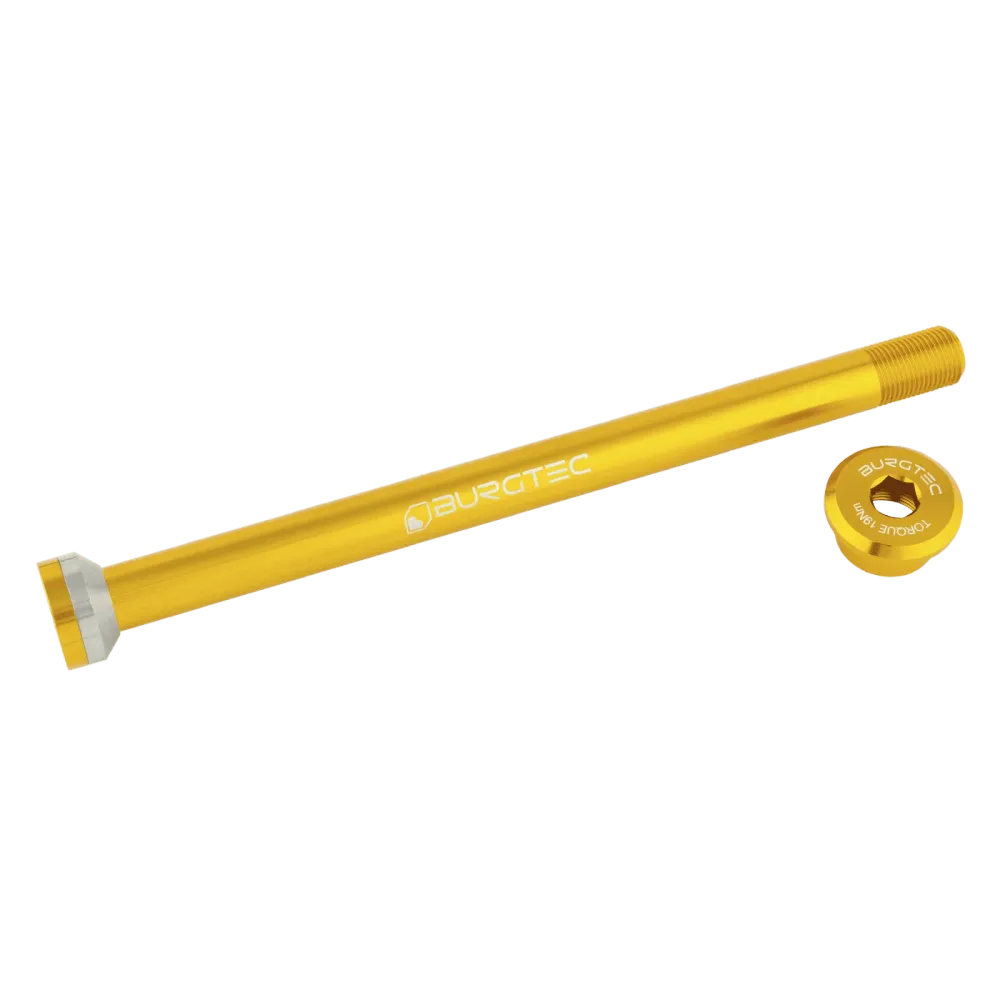BURGTEC 171mm takapyörän akseli Transition Gold -runkoihin