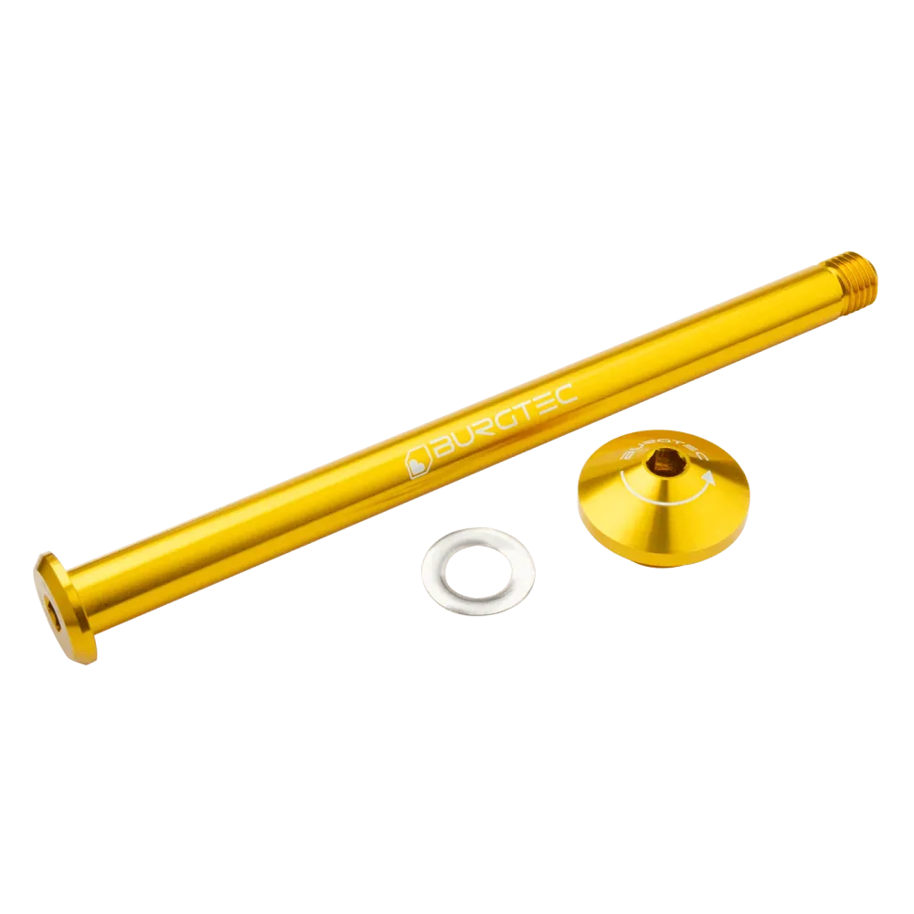 BURGTEC 171mm takapyörän akseli Yeti Gold runkoon