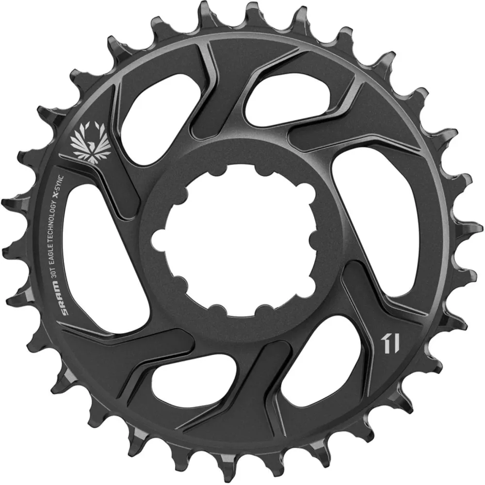 SRAM X-SYNC 2 EAGLE 12V Direct Mount Offset 4mm Mono ketjupyörä Musta