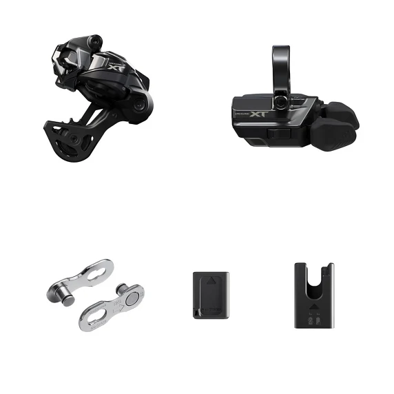 SHIMANO XT Di2 M8250 langaton GS päivityssarja keskikokoinen Clevis-kiinnityspanta kauluksella