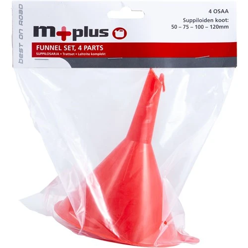 M+ suppilosarja 50/75/100/120mm, 4 osaa