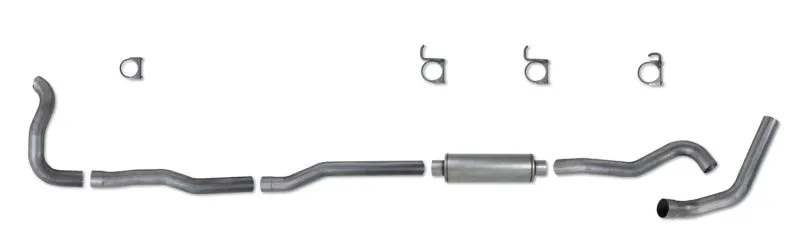 Diamond Eye KIT 4in Turbo Back SGL AL: 4-WHEEL DRIVE ONLY 89-93 DODGE CUMMINS 5.9L