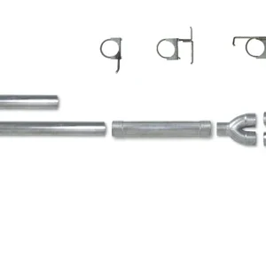 Diamond Eye KIT 4in Turbo Back MFLR RPLCMENT PIPE DUAL AL: 94-02 DODGE CUMMINS 5.9L