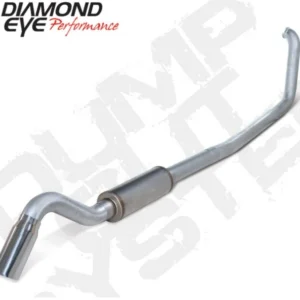 Diamond Eye KIT 4in Turbo Back SGL AL: TURN DOWN 00-03 FORD 7.3L F250/F350