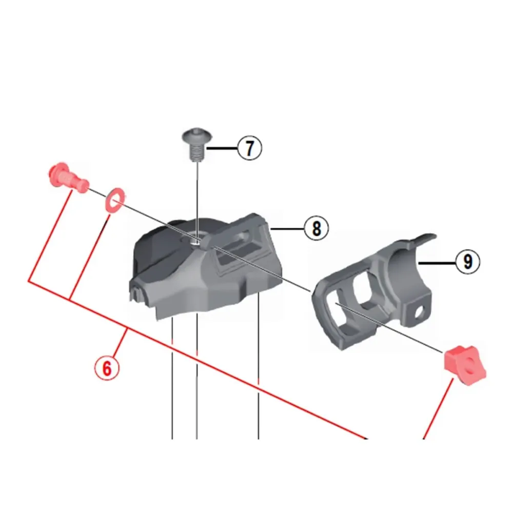 I-Spec-kiinnityspultti SHIMANO M9000-I/M8000-I -nopeussäätimille