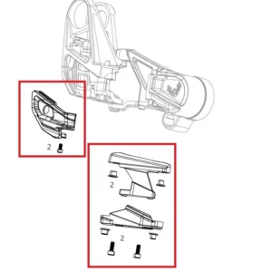 SRAM X0 T-Type Eagle AXS Derailleur Protection Kit -suojapakkaus