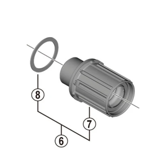 SHIMANO FH-MT400B Vapaarattaan runkotyyppi Shimano HG
