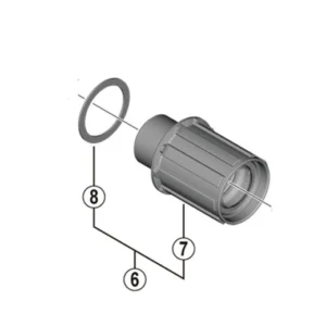 Vapaarattaan runko SHIMANO FH-RS470/171 Tyyppi Shimano HG