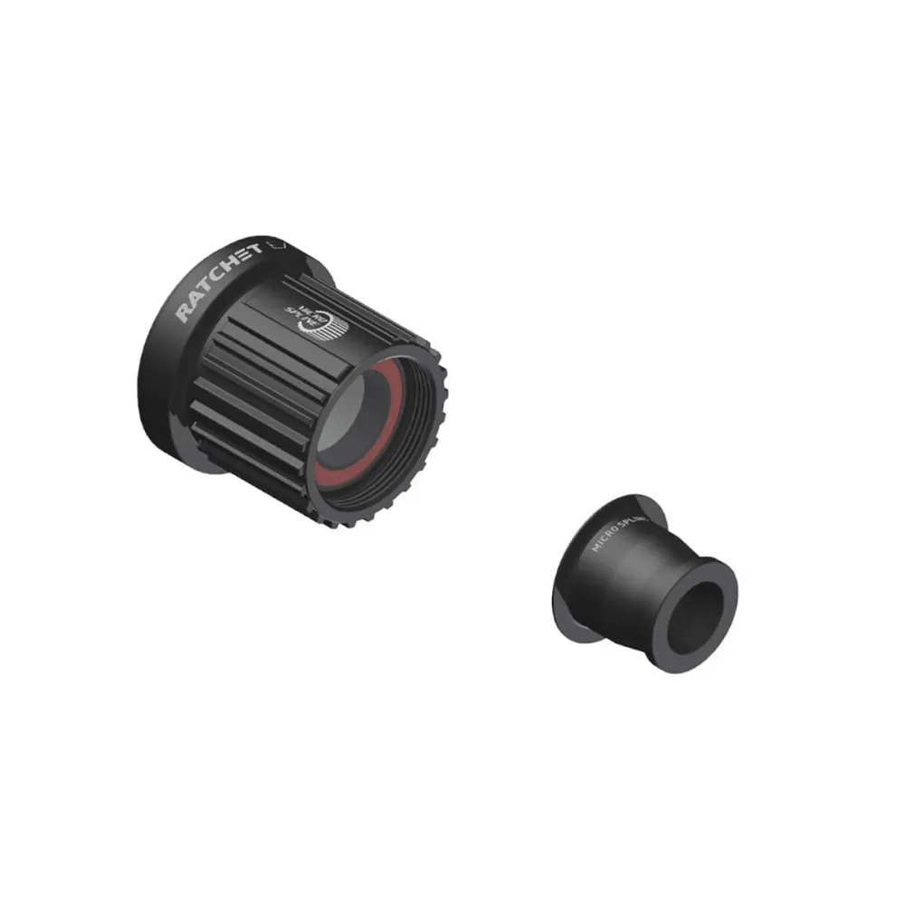 Vapaarattaan runko DT SWISS Ratchet LN tyyppi Shimano Micro Spline akseli 12x142/148 mm Alumiini Kevyt