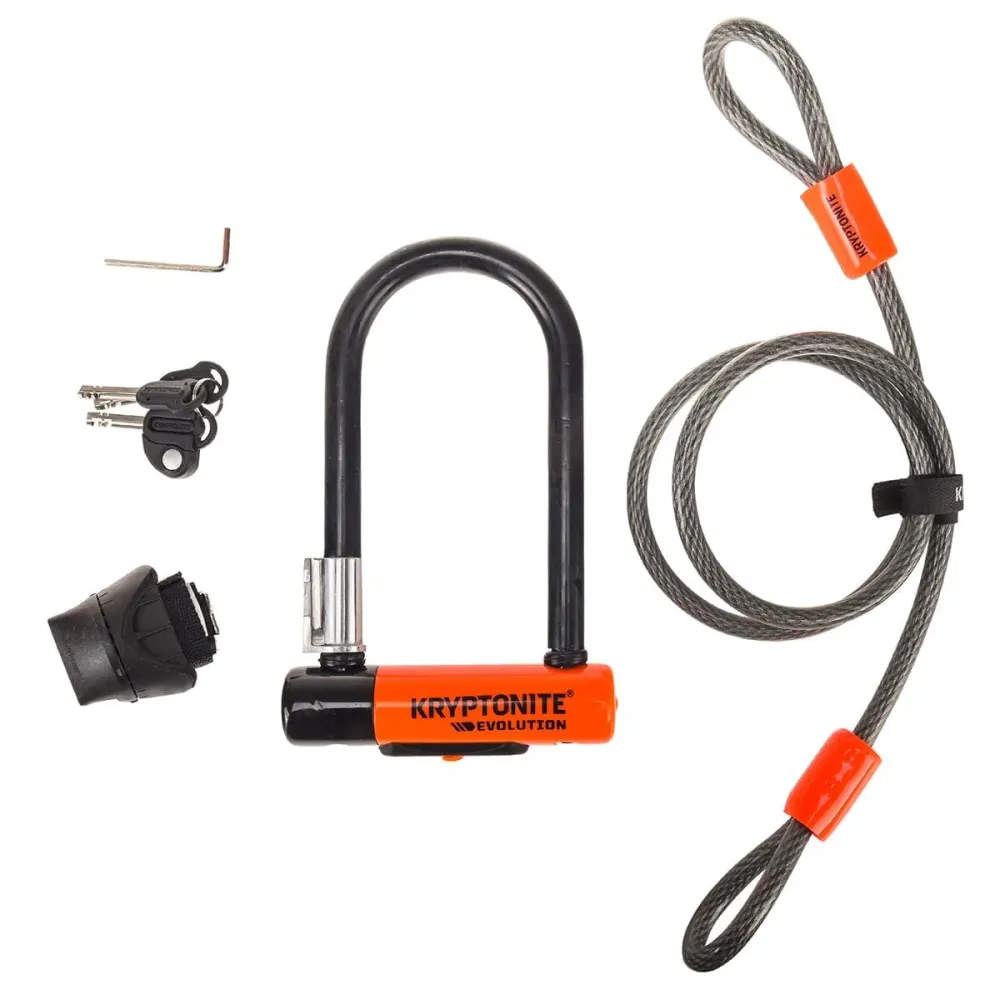 KRYPTONITE EVOLUTION MINI-7 U varkaudenestolukko + FLEX-kaapeli