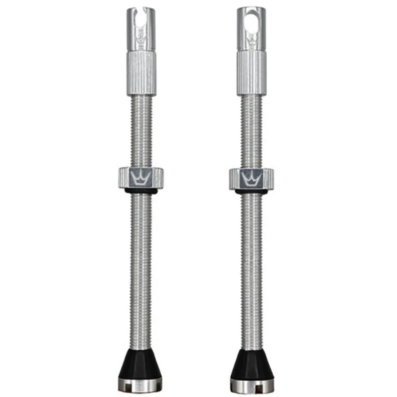 PEATY'S x Chris King MK2 Presta 80 mm Tubeless venttiilit (x2) hopea (x2)