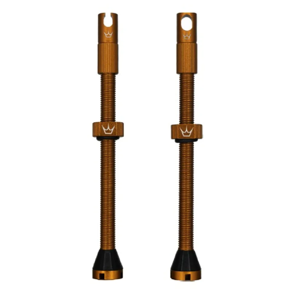 PEATY'S x Chris King MK2 Presta 80 mm Tubeless venttiilit (x2) Pronssi