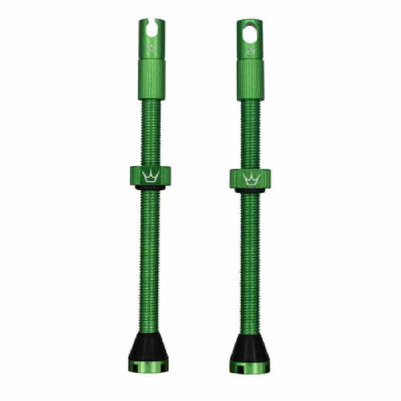 PEATY'S x Chris King MK2 Presta 80 mm Tubeless venttiilit (x2) Vihreä