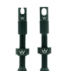 PEATY'S x Chris King MK2 Presta 42 mm Tubeless venttiilit (x2) Musta