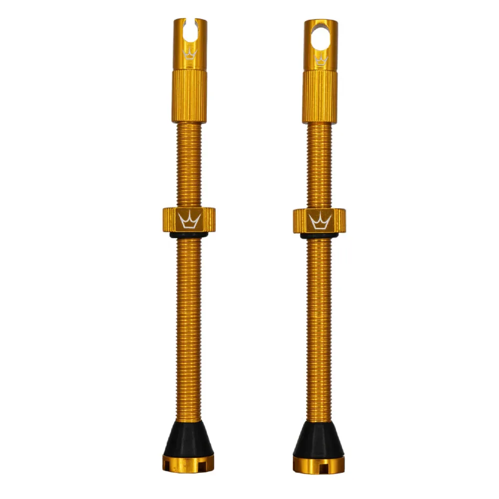 PEATY'S x Chris King MK2 Presta 80 mm Tubeless-venttiilit (x2) Kultainen (x2)