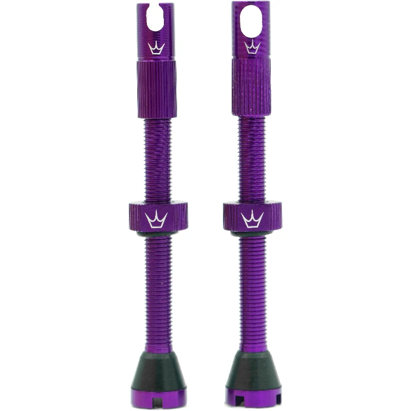 PEATY'S x Chris King MK2 Presta 80 mm Tubeless-venttiilit (x2) Violet
